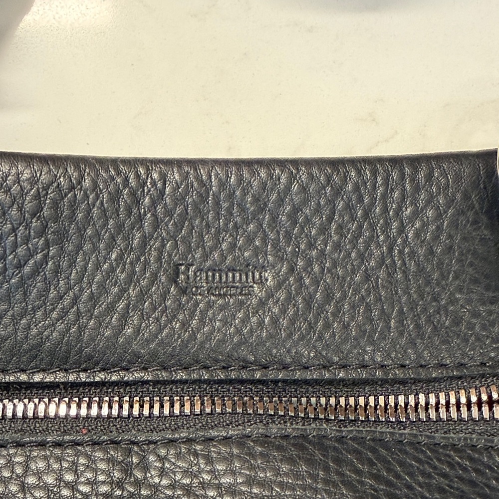 Hammitt Black Leather Crossbody Bag with Gunmetal Accents - Picture 2 of 8